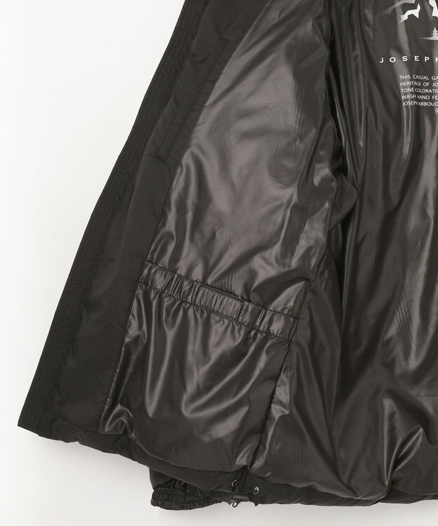 JOSEPH ABBOUD MOUNTAIN 【UNISEX】軽量/撥水  NYリップ ダウンブルゾン ブラック系