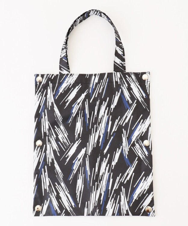 ICB 【一級遮光・UVカット】晴雨兼用 折り畳み日傘 ブラック×ブルー リバース柄系