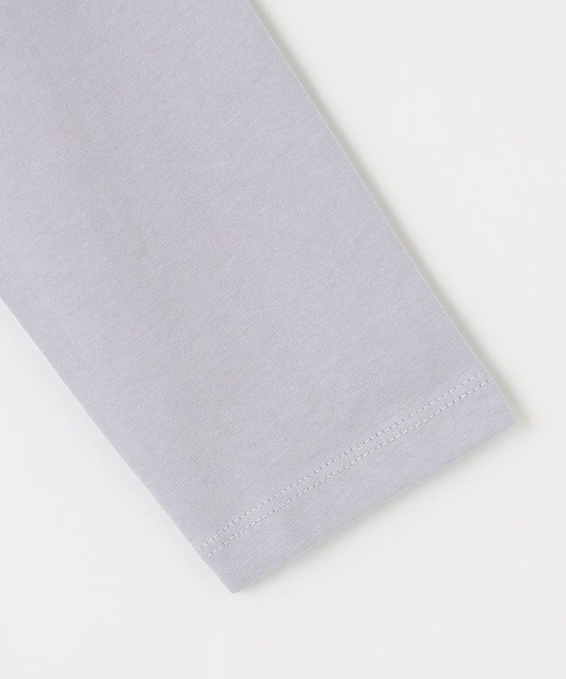 ANY KIDS アートモチーフ 長袖 Tシャツ サックスブルー×イヌ