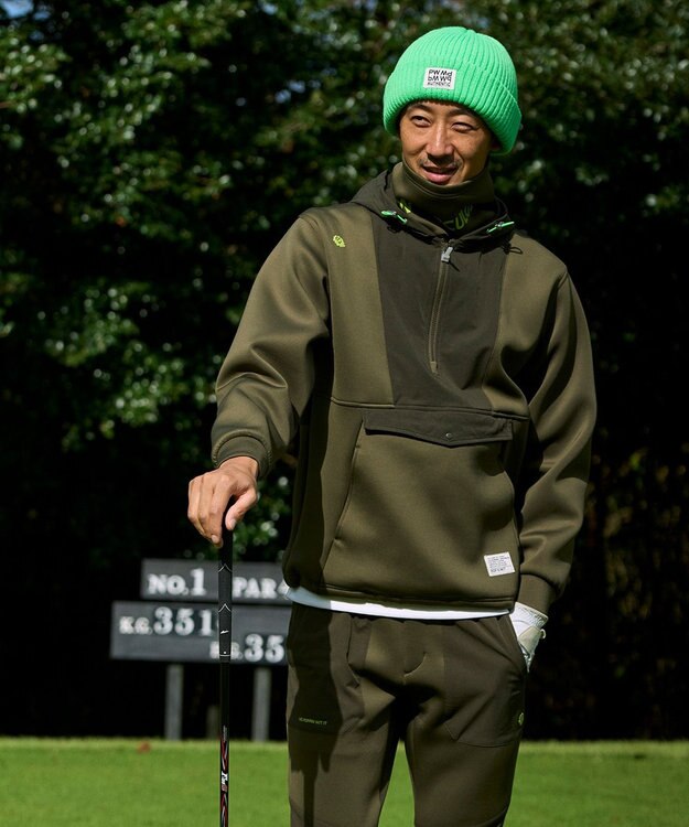 PW CIRCULUS 【MEN】ダンボールパンツ カーキ系