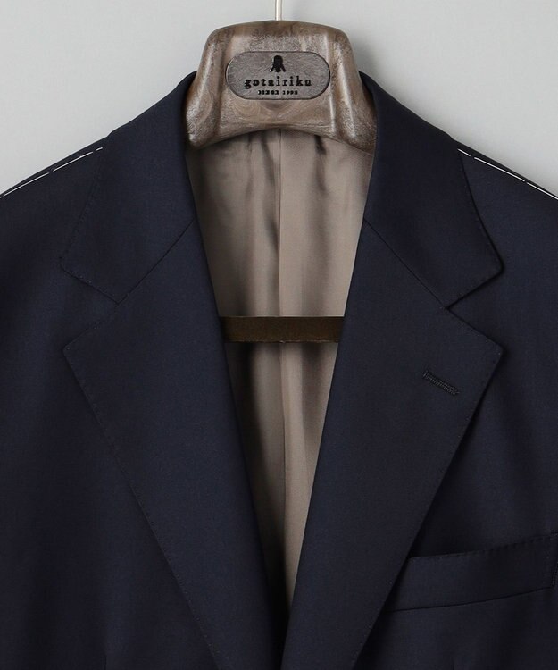 GOTAIRIKU 【御幸毛織/オリジナル素材】Super160’S 定番 ネイビーブレザー(25年秋冬モデル) ネイビー系