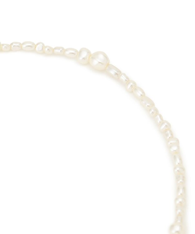 23区 ミックスパール ネックレス ホワイト系