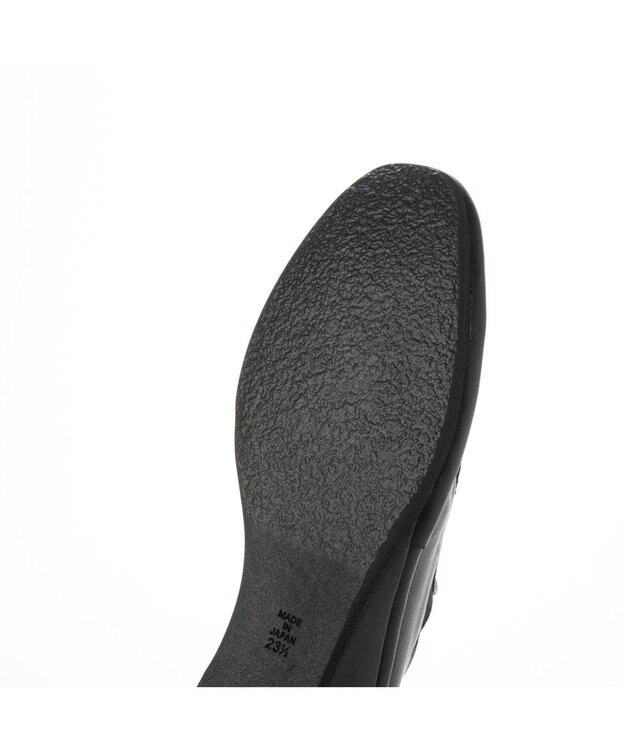 MODE ET JACOMO <D'ICI>ウェッジヒールサイドゴアスリッポンシューズ ブラック