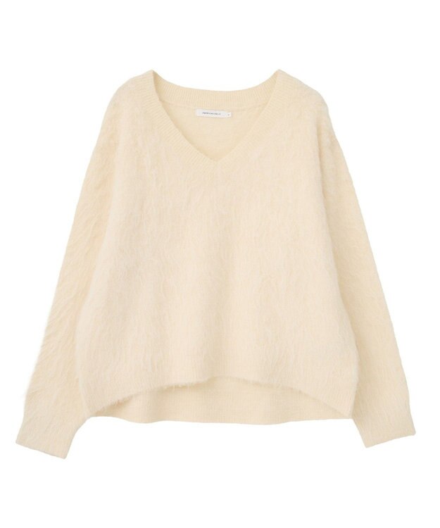 AMERICAN HOLIC 起毛シャギールーズニットプルオーバー Ivory