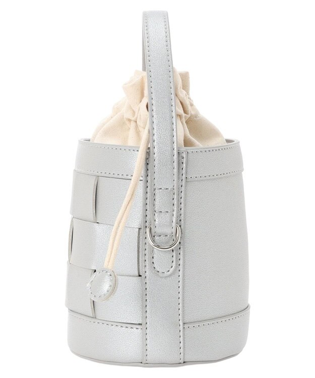 Green Parks ＯＴＯ．ＨＡ．　クロス編みミニショルダーバッグ Silver