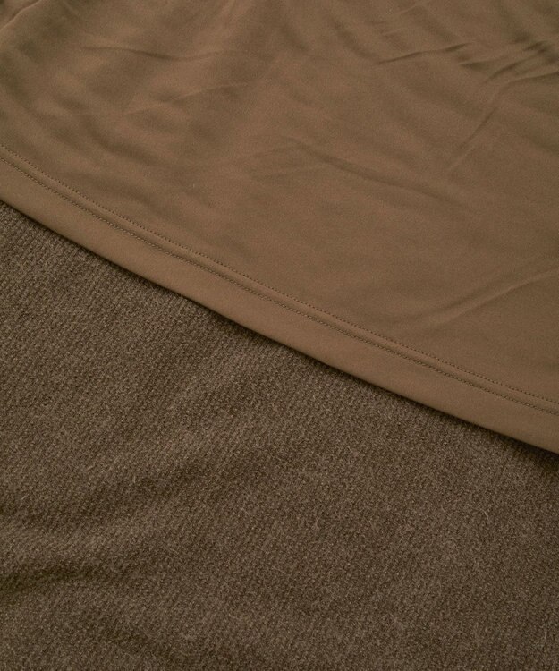 Green Parks 楽ちんシャギーＩラインスカート Brown