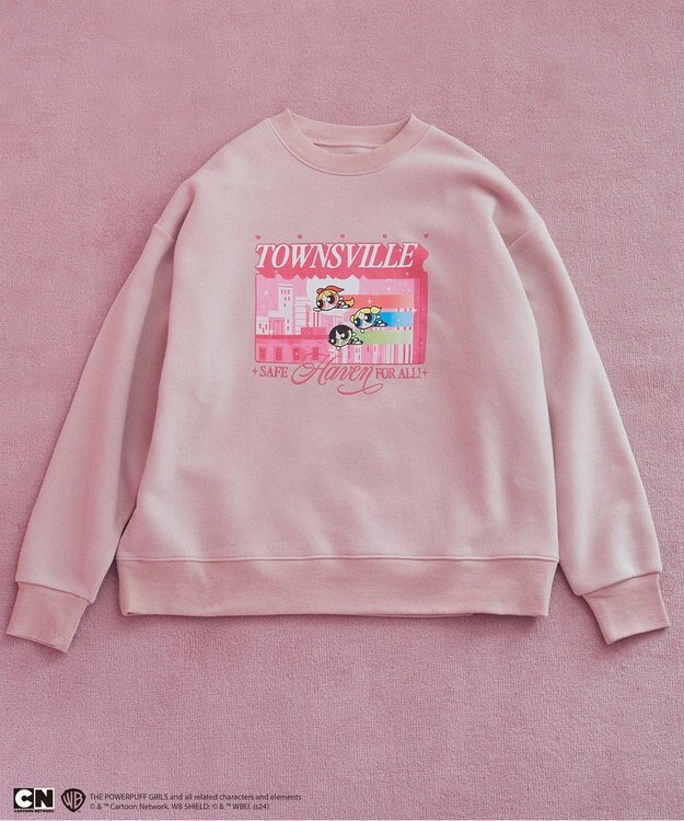 earth music&ecology Ｔｈｅ　Ｐｏｗｅｒｐｕｆｆ　Ｇｉｒｌｓ／ｅｍａｅＬスウェット Pink