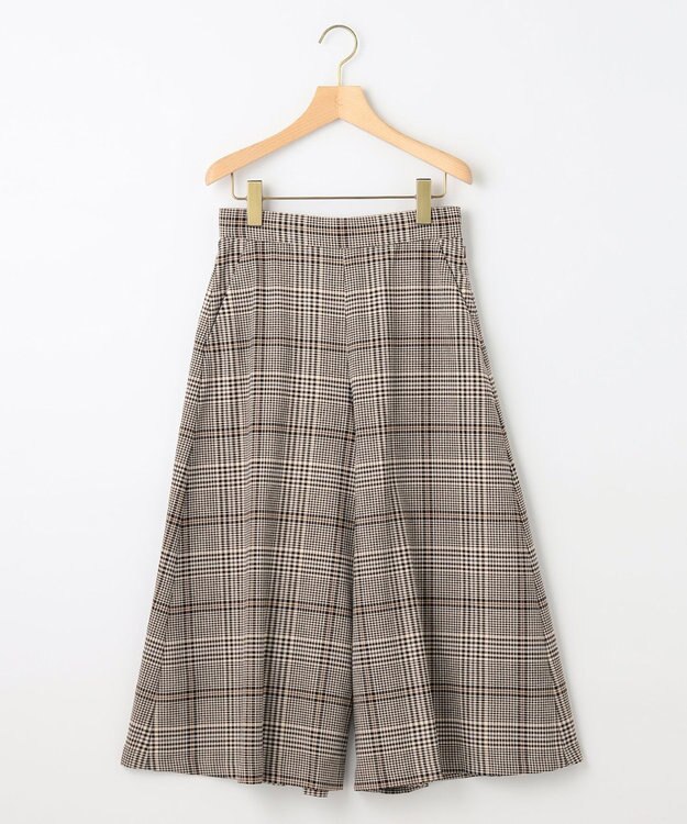 組曲 T/Rツイルストレッチ フレアパンツ ベージュ系3