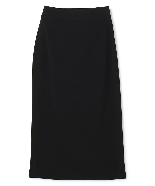 BEIGE， NADIA / 異素材ライン ストレッチニットスカート Black