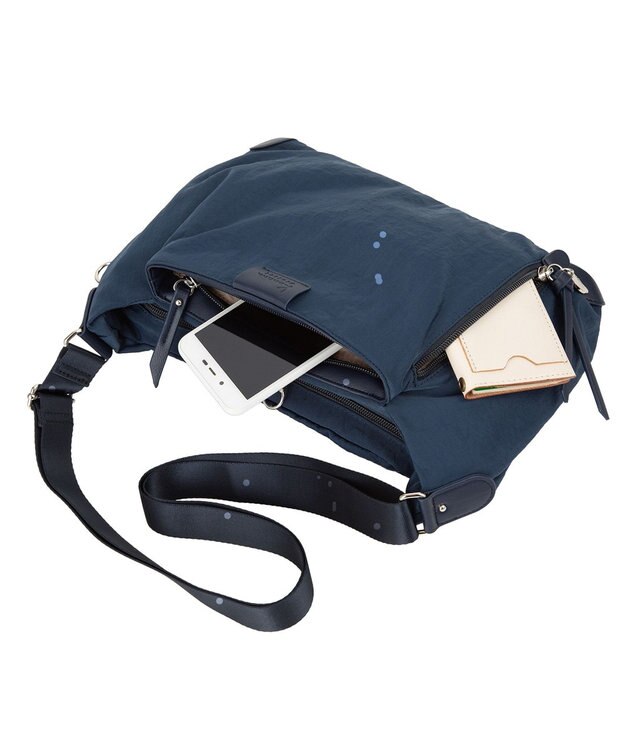 ACE BAGS & LUGGAGE kanana project collection ECD-1 ショルダーバッグ 横 19083 カナナプロジェクトコレクション ネイビー