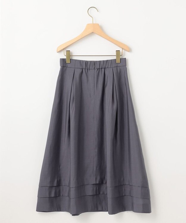 組曲 S ラメオーガンジー スカート グレー系