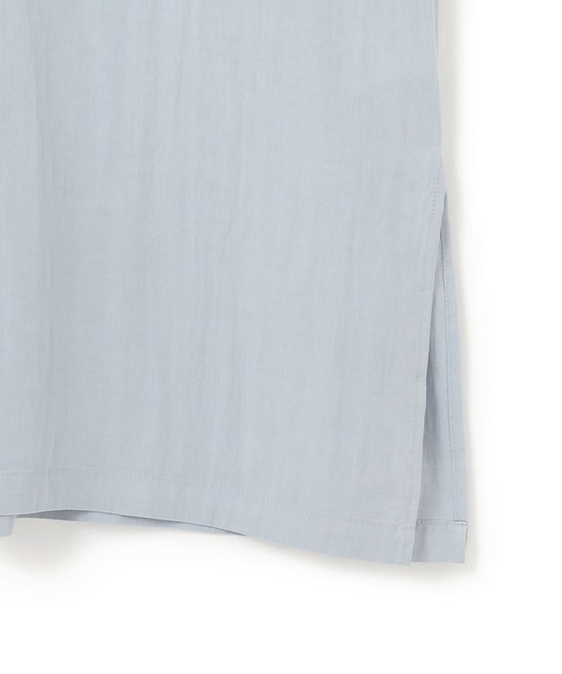 J.PRESS YORK STREET 【WOMEN】ワッシャーニットコンビ ワンピース ダルブルー系