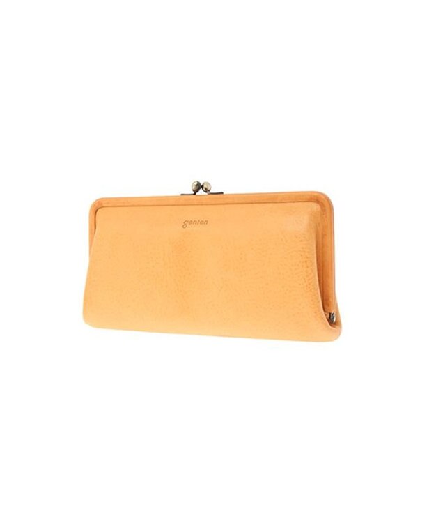 genten トスカ 口金長財布 ヌメベージュ