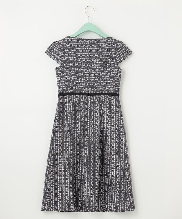 TOCCA 【洗える！】ICON BORDER ドレス ライトグレー系7