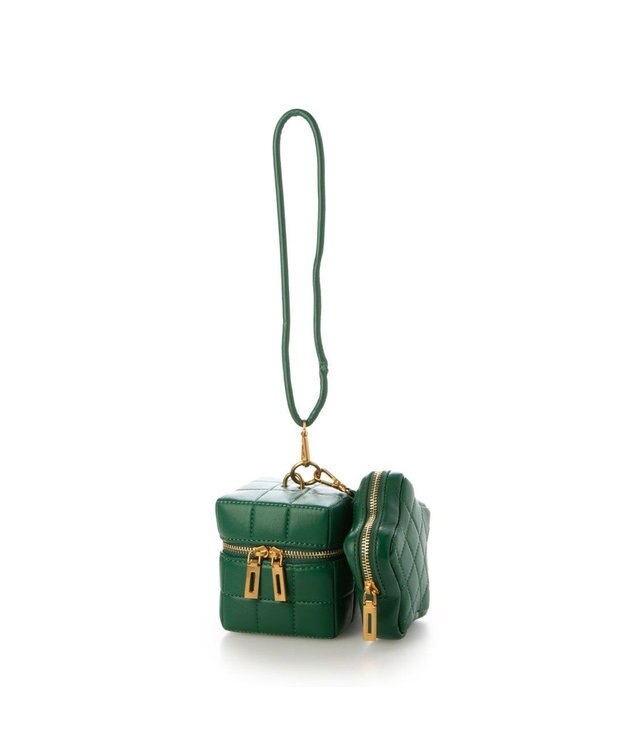 UNBILLION カカトゥ kakatoo / ボックスバッグ×星形ポーチショルダー グリーン