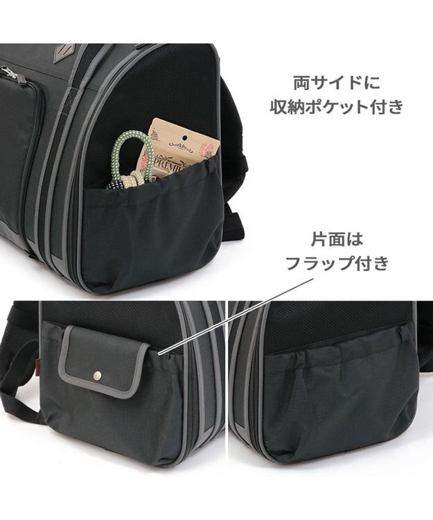 PET PARADISE ペットパラダイス 折り畳み リュック キャリーバッグ 小型犬 黒