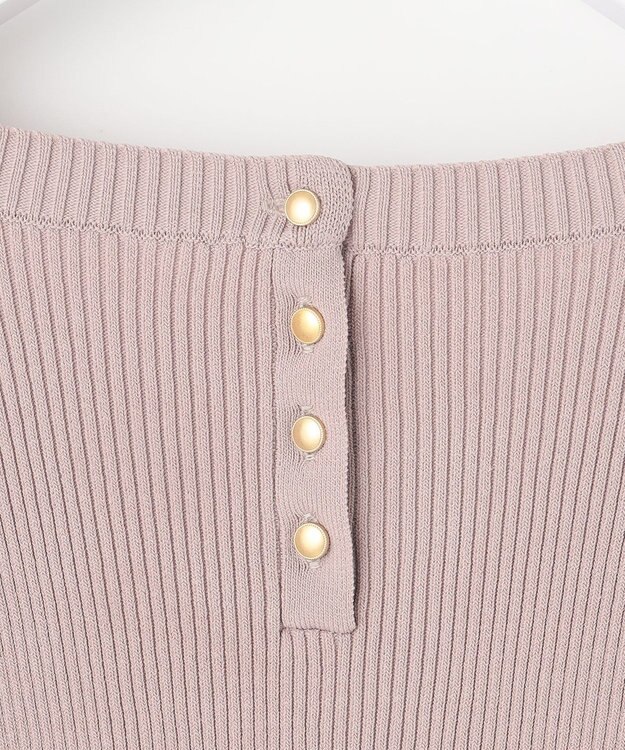 ANY SIS 【洗える】フレアースリーブ ニット ローズグレー