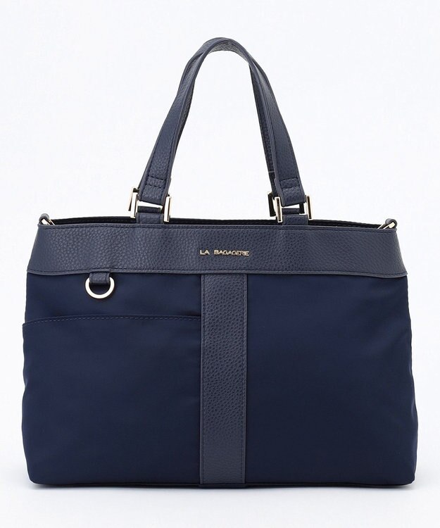 LA BAGAGERIE コンビ2WAYトートバッグ SMALL ネイビー