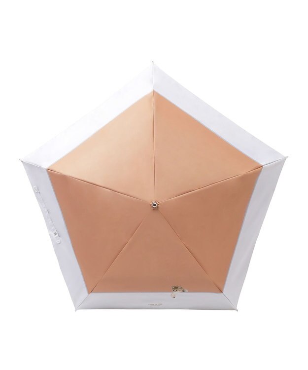 MOONBAT 【一級遮光/軽量】PAUL & JOE 晴雨兼用 折りたたみ日傘 スウィンギングヌネット ベージュ