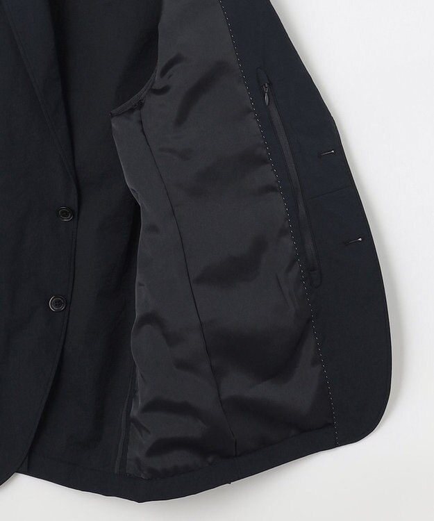 JOSEPH ABBOUD 【ポケッタブル/ストレッチ/ECO撥水】アクティブレジャー ジャケット ネイビー系