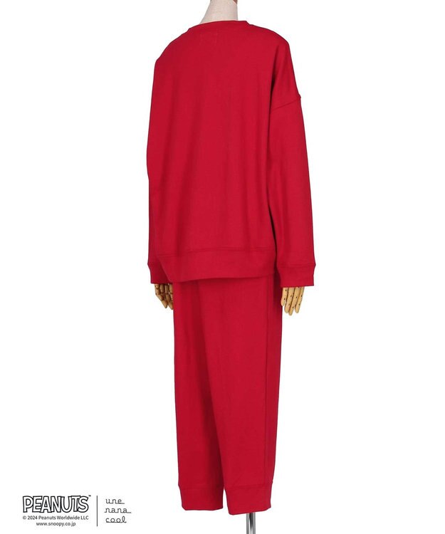 une nana cool MADE WITH PEANUTS 【綿100％】やわらか裏毛パジャマ RE