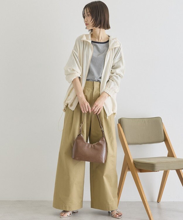 AMERICAN HOLIC フーディーシアーブルゾン Ivory