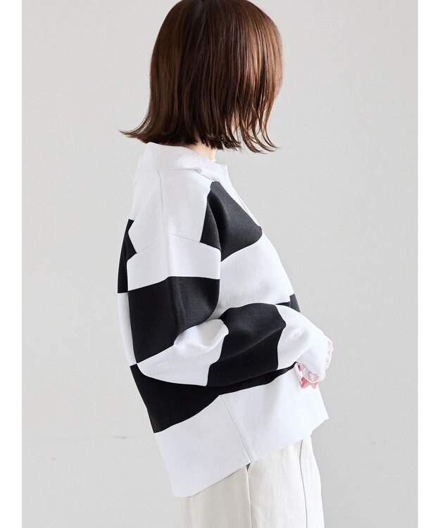 Te chichi ラガーニット ボーダー