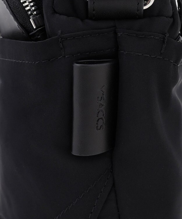 Y'SACCS ポリエステルツイル ポシェット ブラック