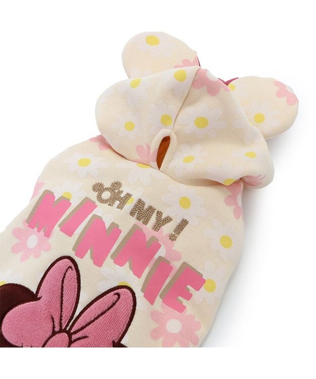 PET PARADISE ディズニー ミニーマウス  お揃いパーカー 花柄 小型犬 ミニーマウス