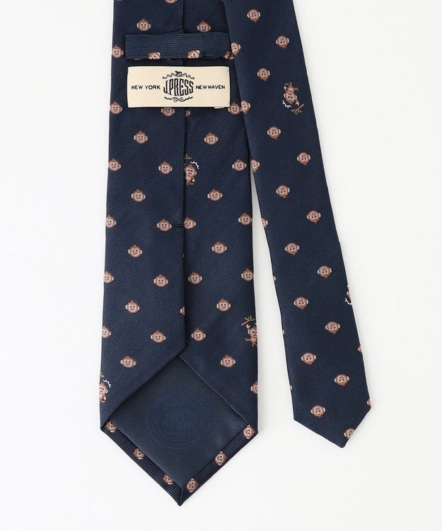 J.PRESS MEN 【J.PRESS JOKE TIE COLLECTION】猿も木から落ちる ネイビー系8