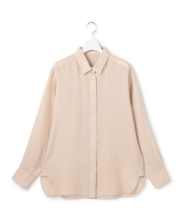 23区 【先行予約】LIBECOリネン ベーシック シャツ ベージュ系