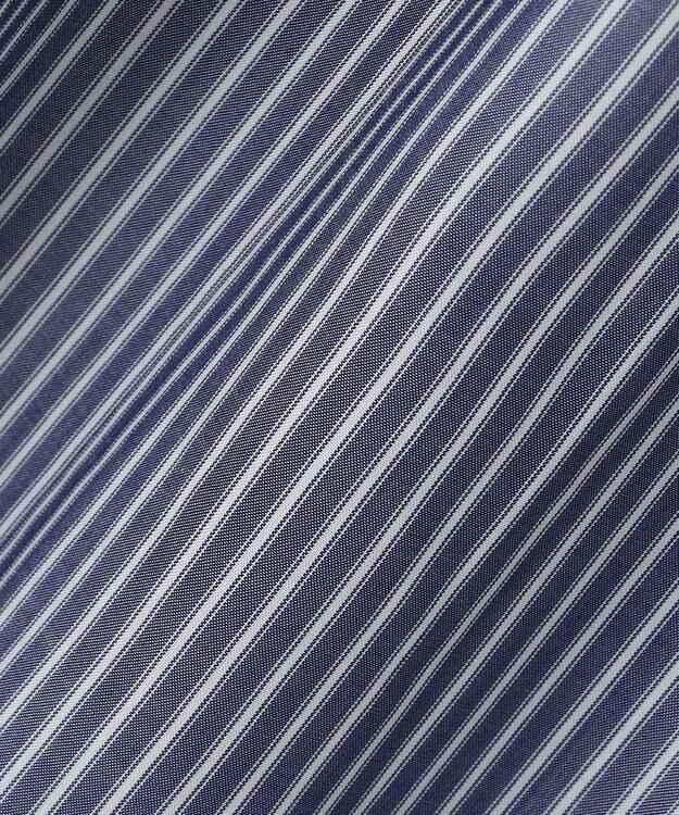 組曲 【WEB限定カラーあり】ボリュームスリーブシャツワンピース 【WEB限定】ブルー×ストライプ系9