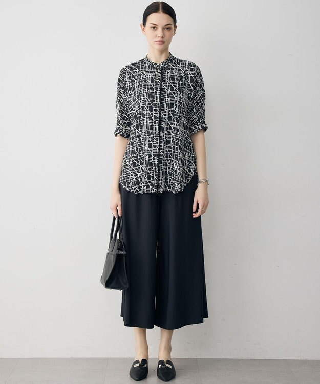 ICB L 【先行予約・WEB限定カラーあり】マットスキューバ ガウチョパンツ ブラック