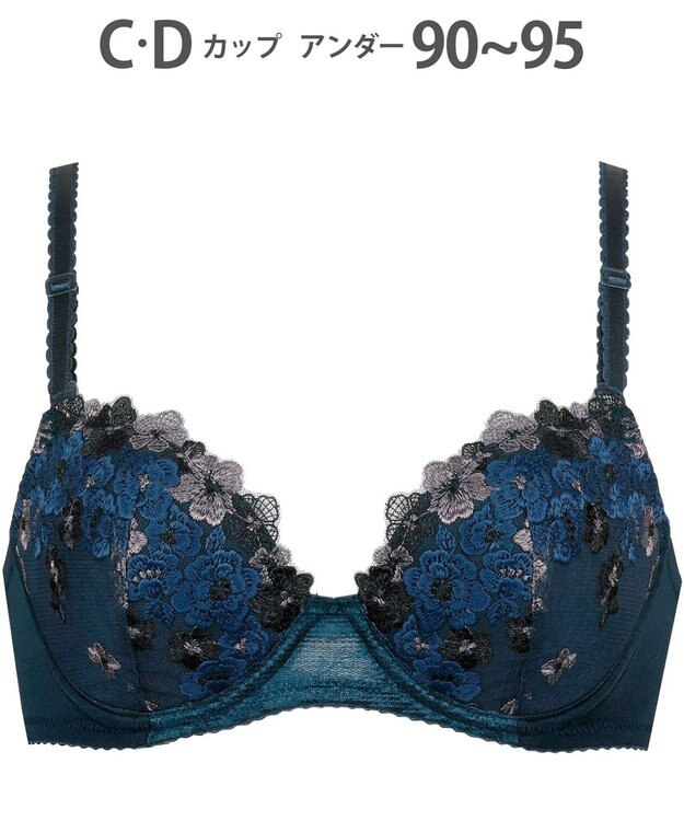 Wing 【ナチュラルアップブラ】 AA~Gカップ展開 ふっくら自然なまるみでバストアップ KB2060 ウイング／ワコール ダークブラウン