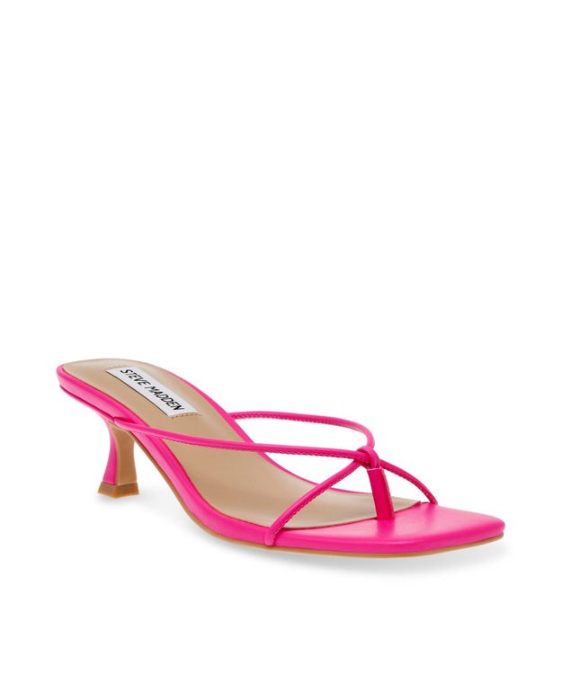 STEVE MADDEN BRINNIE トングヒールサンダル ピンク