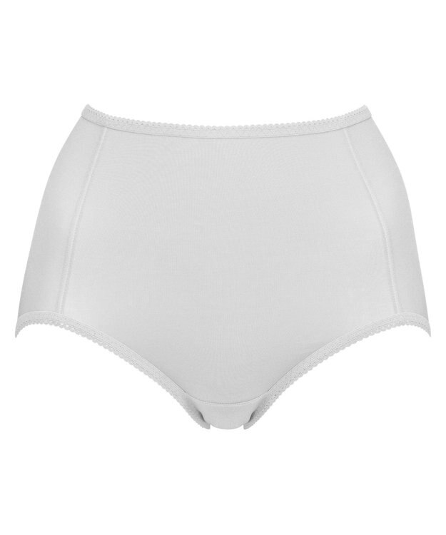 BRADELIS New York シリーズ160万枚突破 【BRADELIS NewYork / 育尻・伸びる・綿混・深め】モモパンツ・ショーツ#301 S-LL はくだけで簡単に補正 ライトグレー