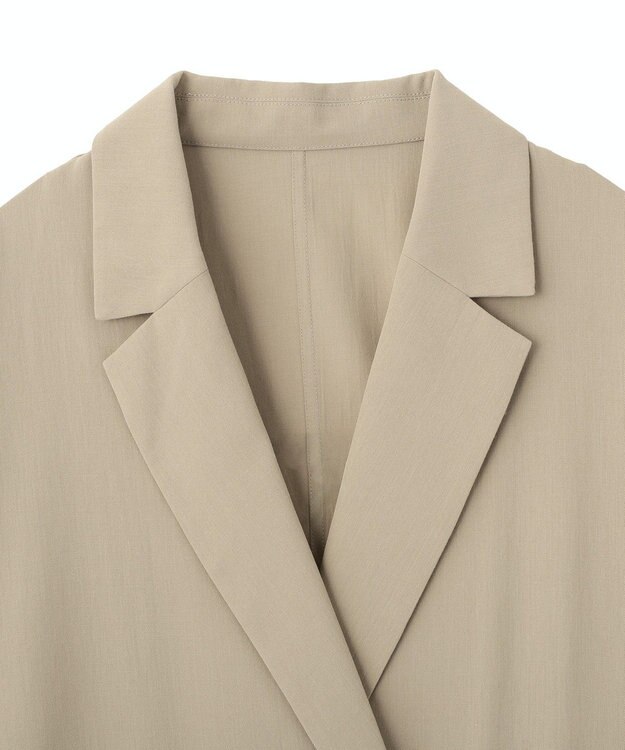 Green Parks 【適ON】シアーシャツジャケット Gray Beige