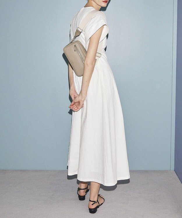 TOPKAPI 【TREASURE TOPKAPI】シュリンクレザー スクエア 2way ショルダー バッグ トープ