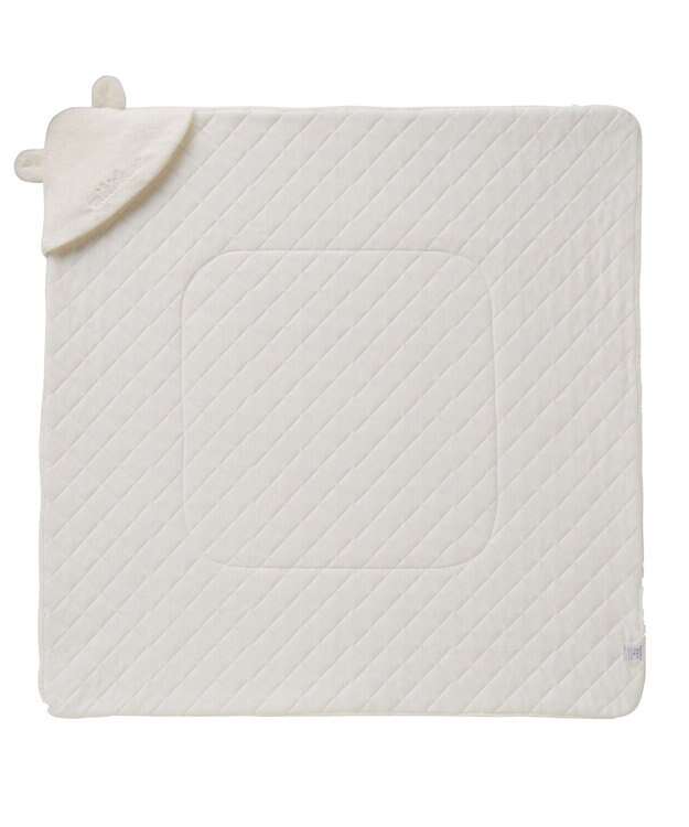 MIKI HOUSE HOT BISCUITS 【ミキハウス】 マイクロファー アフガン 白