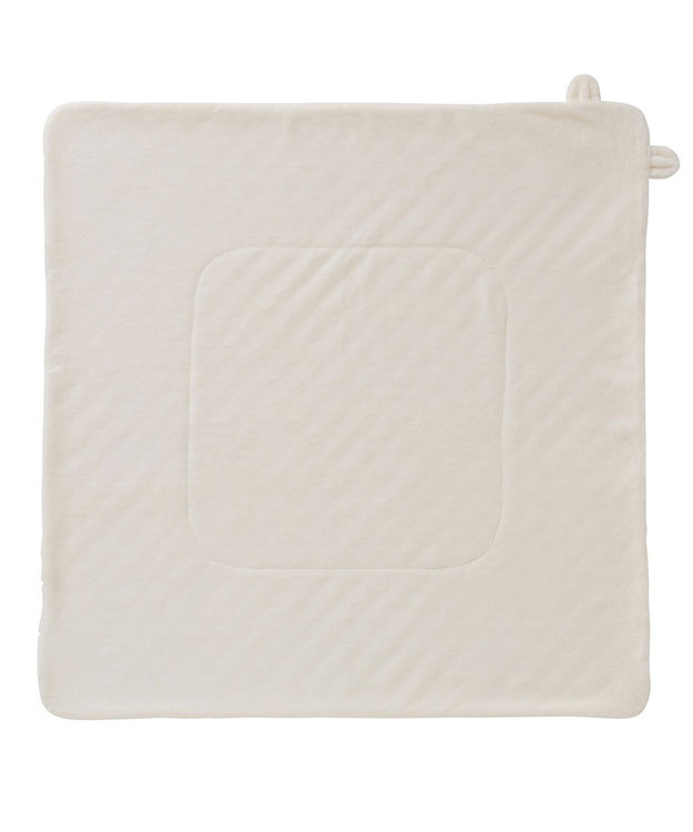 MIKI HOUSE HOT BISCUITS 【ミキハウス】 マイクロファー アフガン 白