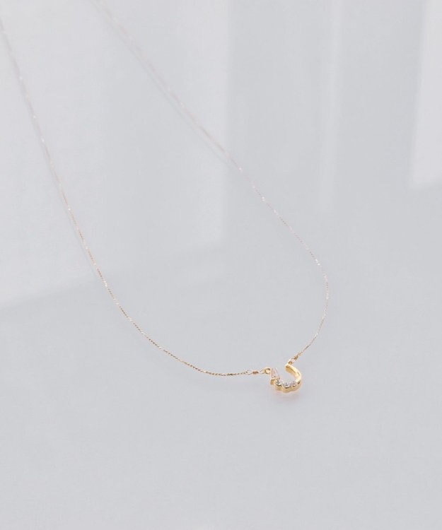 Phoebe 【金属アレルギー対応】ラッキーホースシューネックレス ゴールド