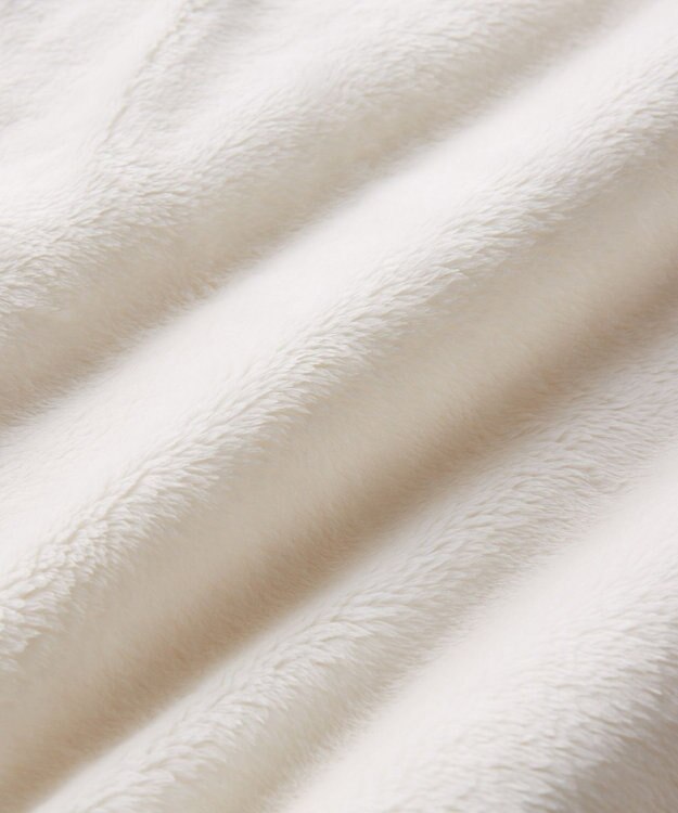 MIKI HOUSE HOT BISCUITS 【ミキハウス】 マイクロファー アフガン 白