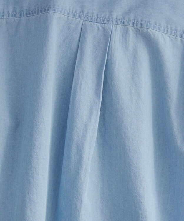 WEGO 【ANGIE VINTAGE】シアーデニムレギュラーカラーシャツ サックス