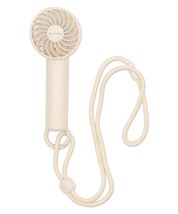 WEGO 【冷却/携帯扇風機/熱中症対策】カラビナ付ハンディファン オフホワイト