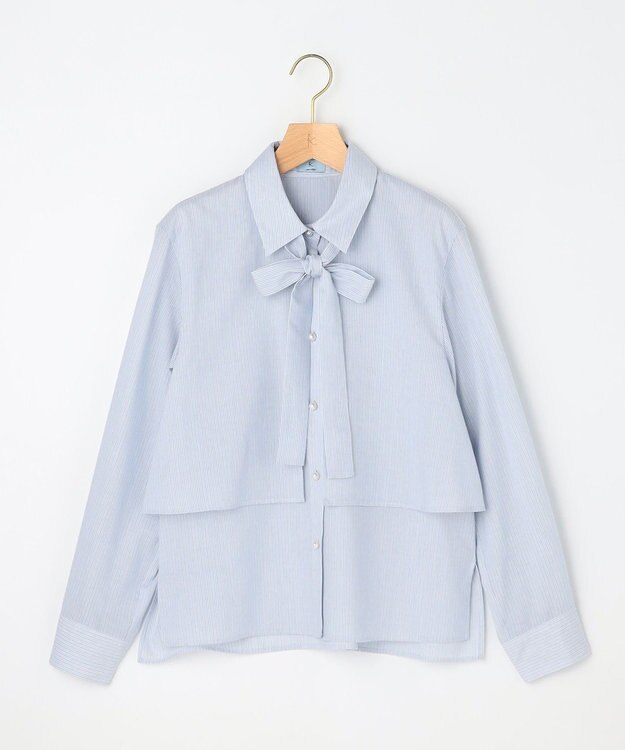 組曲 S 【先行予約】ニューリヨセルシャーティングマルチWAY ブラウス サックスブルー系1