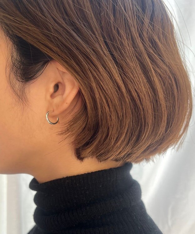 yoaa シルバー925　ミニラインピアス シルバー925