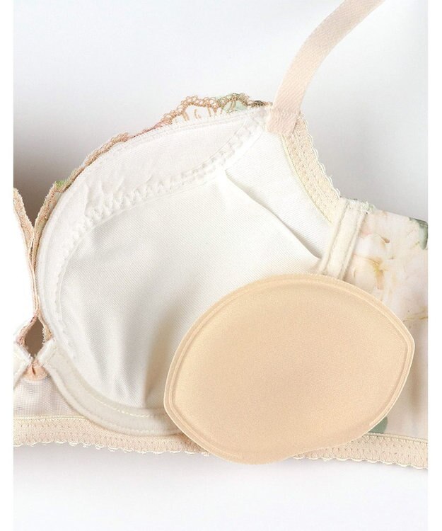 WACOAL ブラジャー 着やせシルエット 脇から背中のラインすっきり Gカップまで対応 大きいサイズ レディース BXC405 /ワコール ベージュ