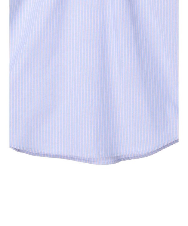 Green Parks ストライプレースアップシャツ Stripe