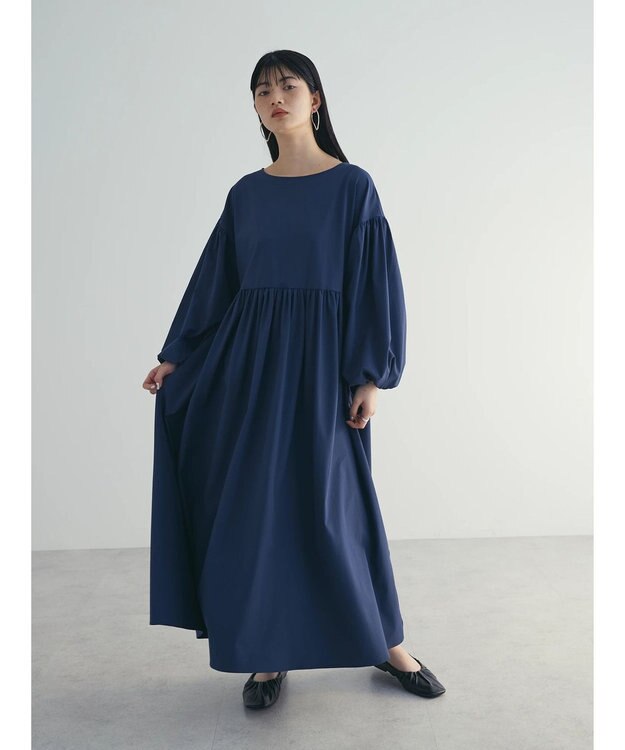 Green Parks armonia．２ｗａｙ袖ボリュームワンピース Navy