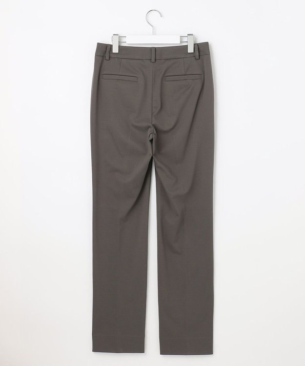 自由区 L 【洗える】WASHABLEPONTE テーパードパンツ カーキ系